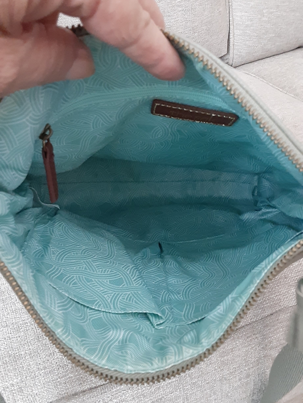 The Sak Mint green Leather Shoulders Or Crossbody bag - Picture 9 of 10